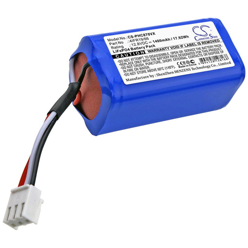 1400mAh Battery - CS-PHC870VX / LiFePO4 / Volts: 12.8