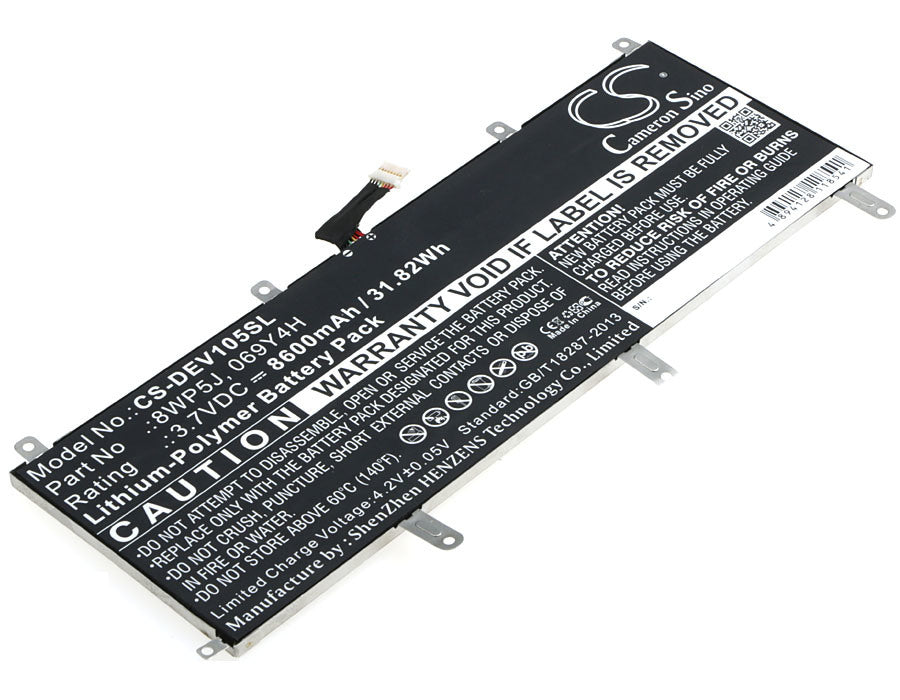 8600mAh Battery - CS-DEV105SL / Li-Polymer / Volts: 3.7