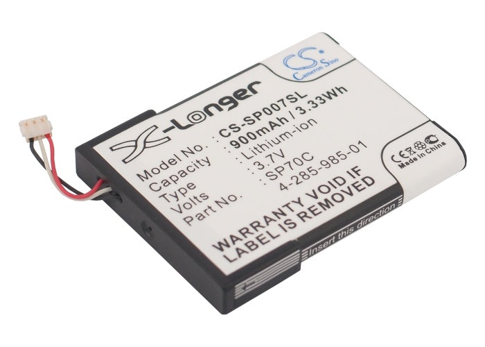 900mAh Battery - CS-SP007SL / Li-ion / Volts: 3.7V