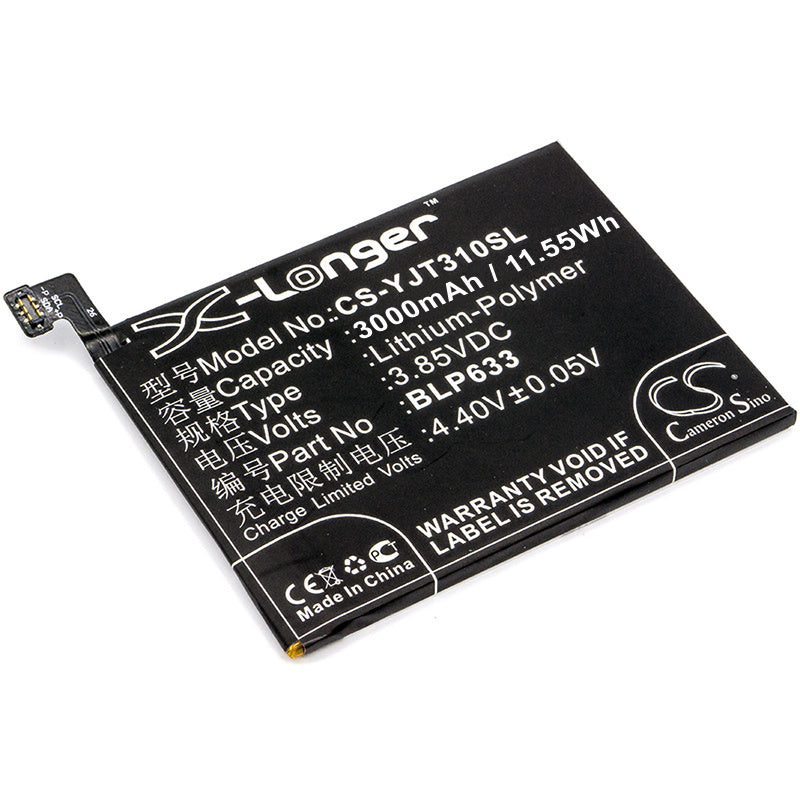 3000mAh Battery - CS-YJT310SL / Li-Polymer / Volts: 3.85