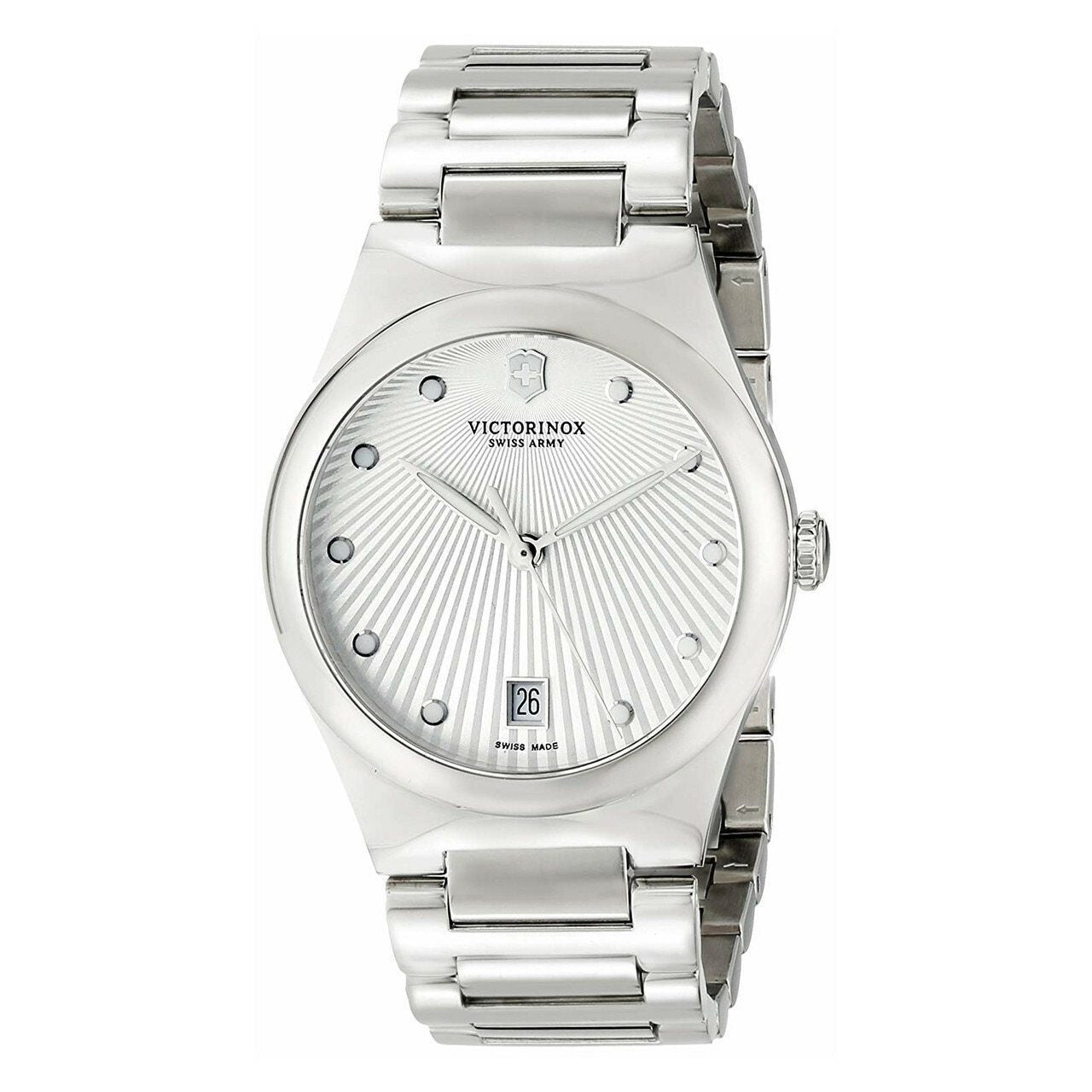 Victorinox Swiss Army 241630 Victoria Silver Dial Stainless Steel Women's Quartz Watch