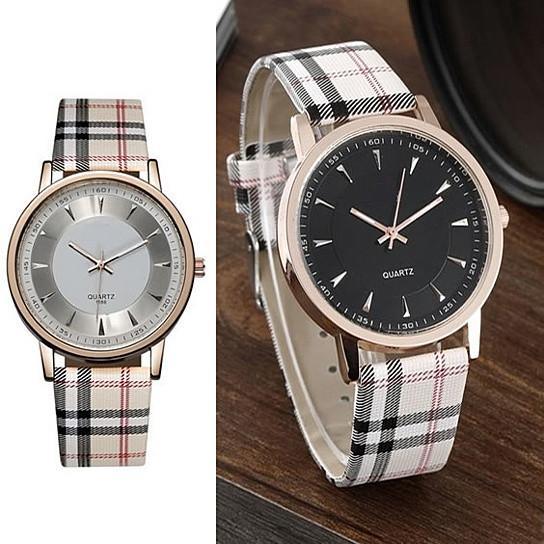 Londonite Watch With Plaid Band Time To Be Playful