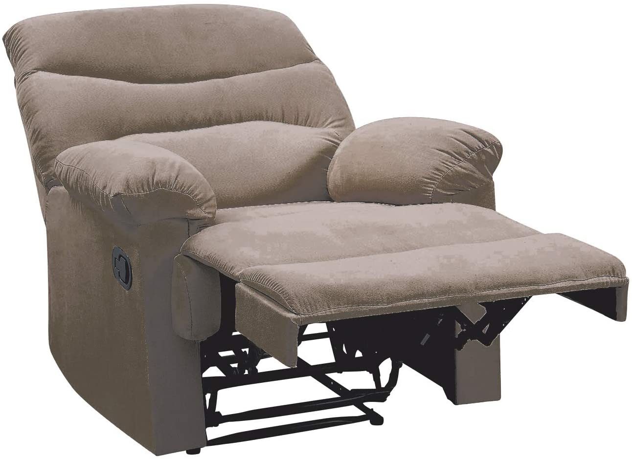 Arcadia Recliner (Motion) in Light Brown Woven Fabric