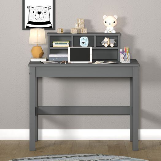 Logan Writing Desk; Gray Finish YF