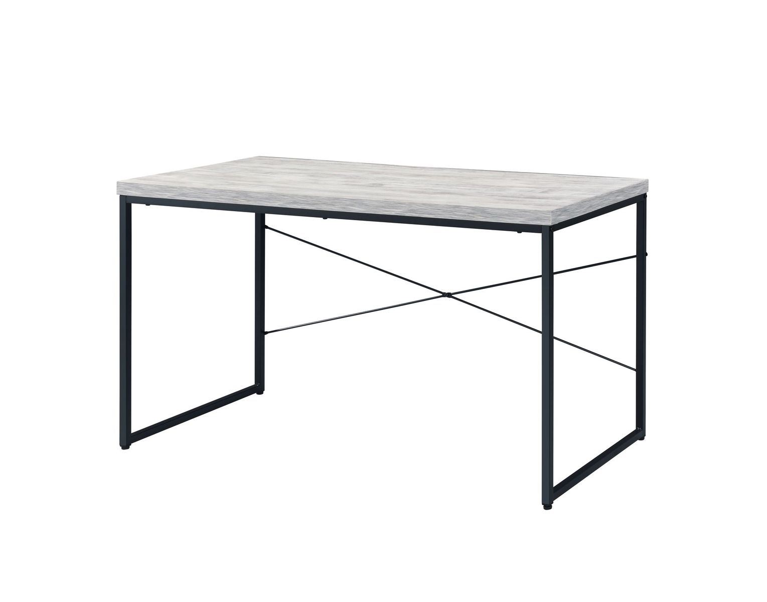 Jurgen Desk; Antique White & Black YF