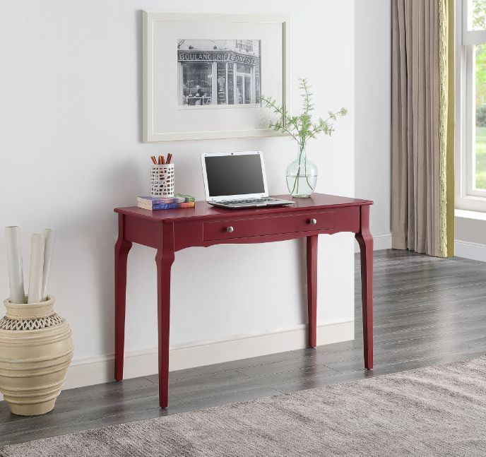 Alsen Writing Desk; Red Finish YF