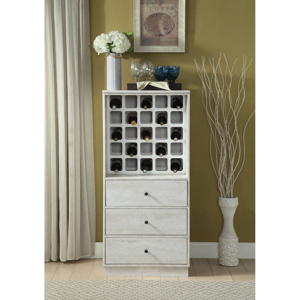 Wiesta Wine Cabinet in Antique White YF