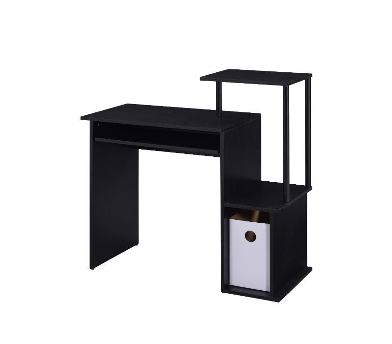 Lyphre Computer Desk; Black Finish