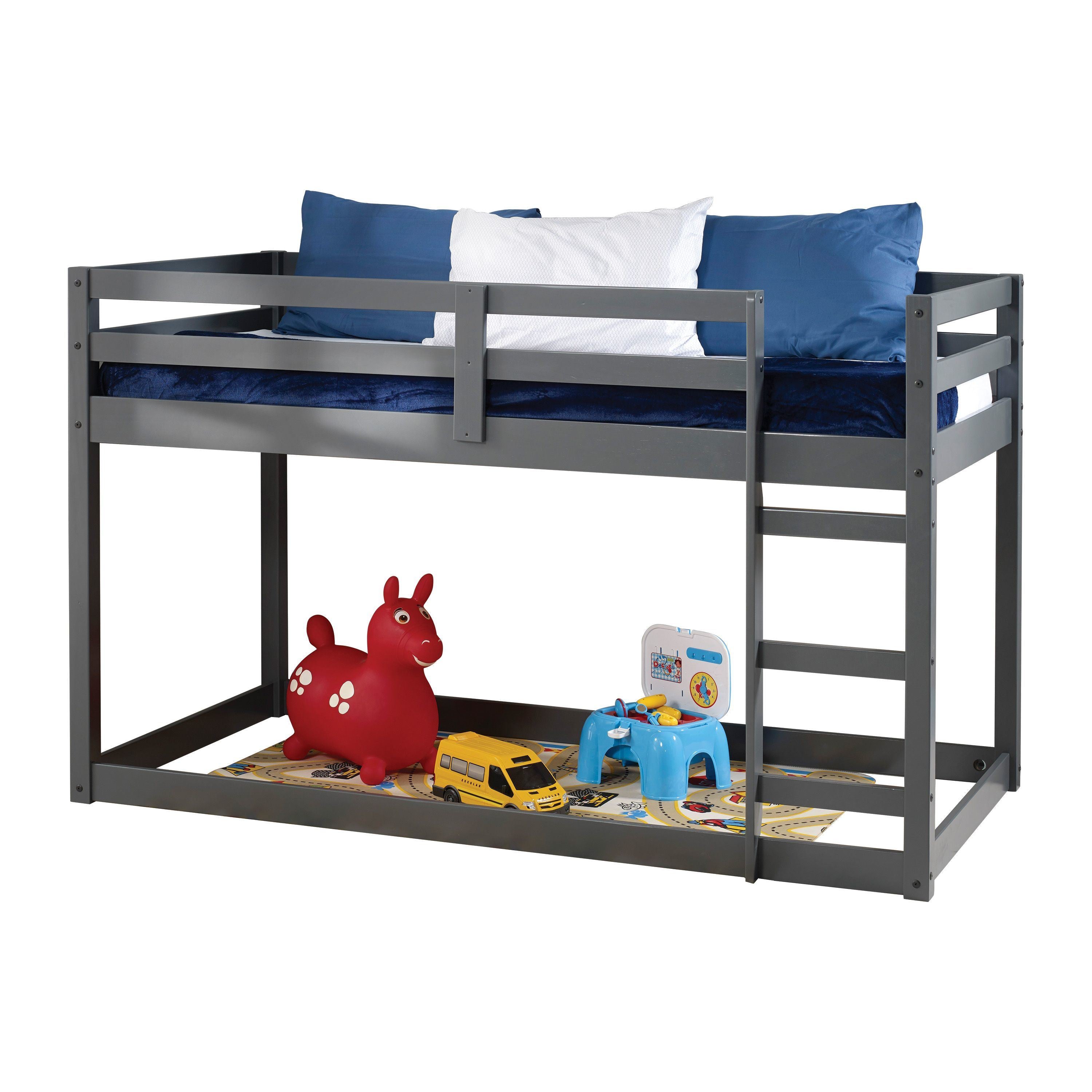 Gaston Loft Bed; Gray