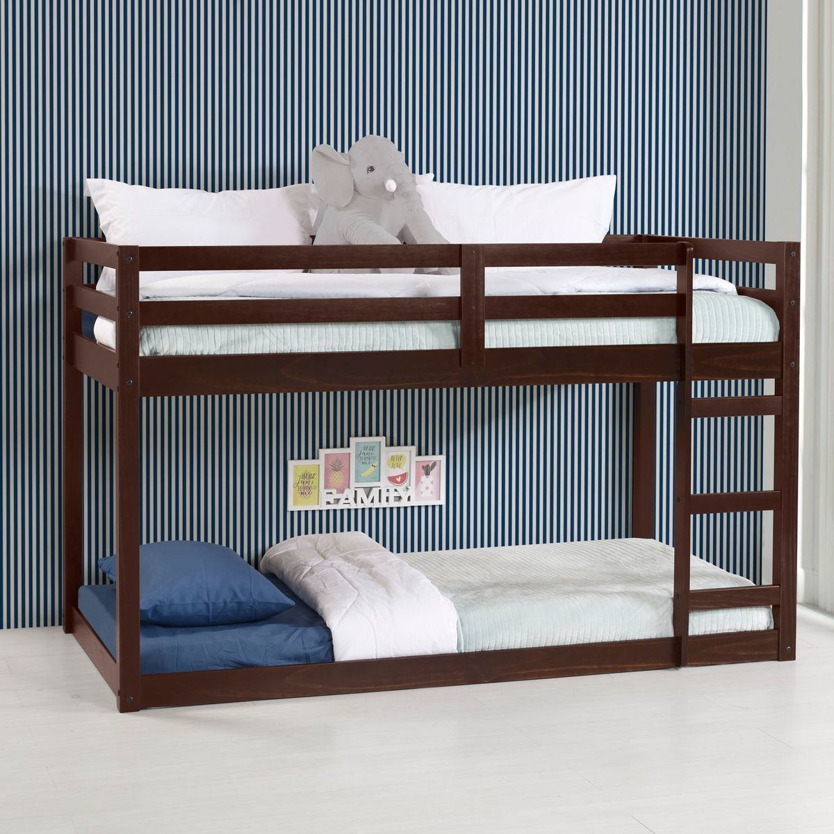 Gaston Loft Bed; Espresso 38185