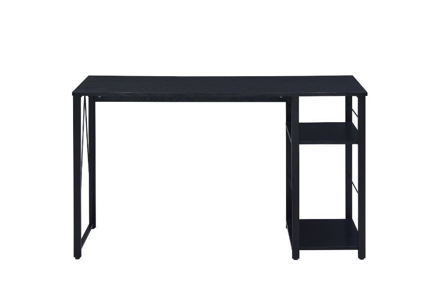 Vadna Writing Desk; Black Finish