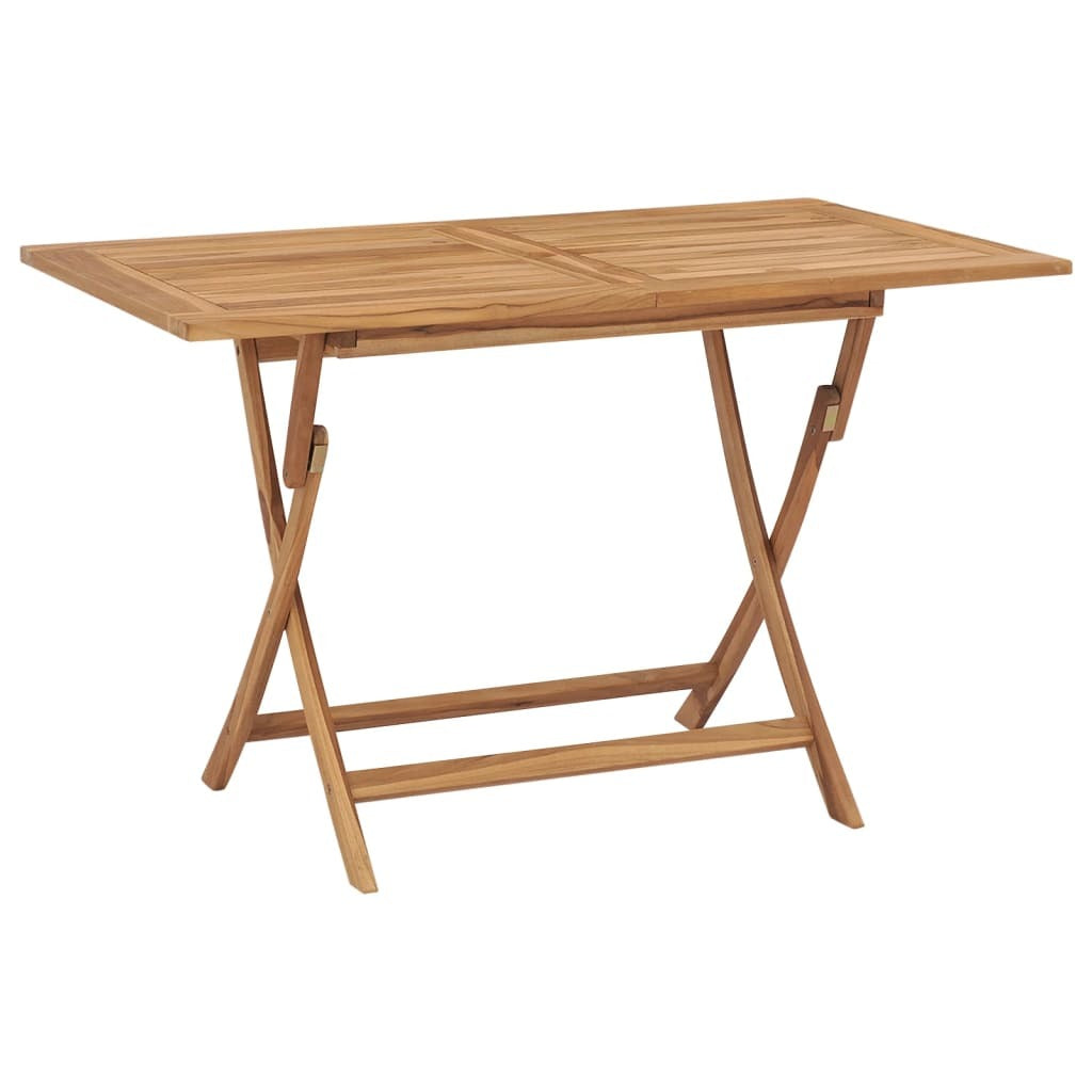 Folding Patio Table 47.2"x27.6"x29.5" Solid Teak Wood