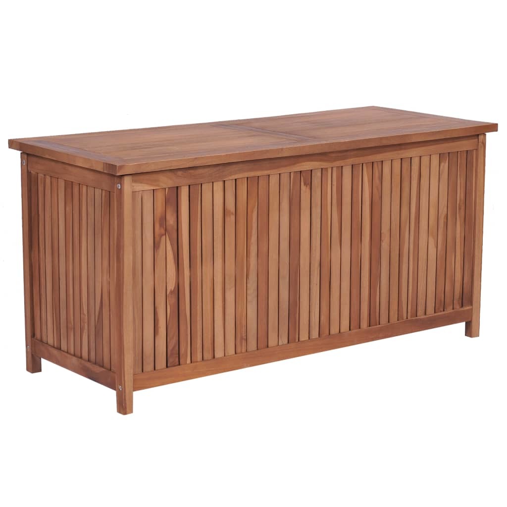 Patio Storage Box 47.2"x19.7"x22.8" Solid Teak Wood