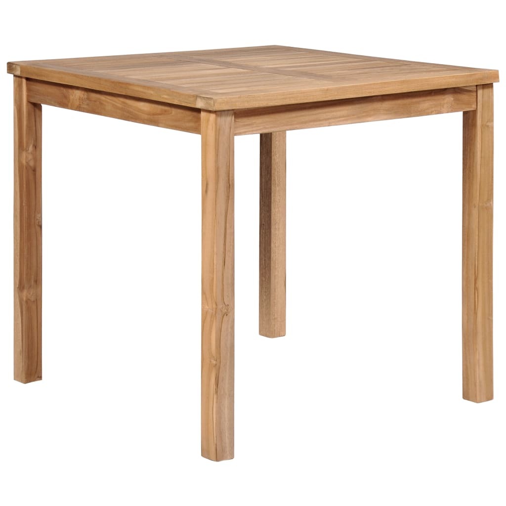 Patio Table 31.5"x31.5"x30.3" Solid Teak Wood