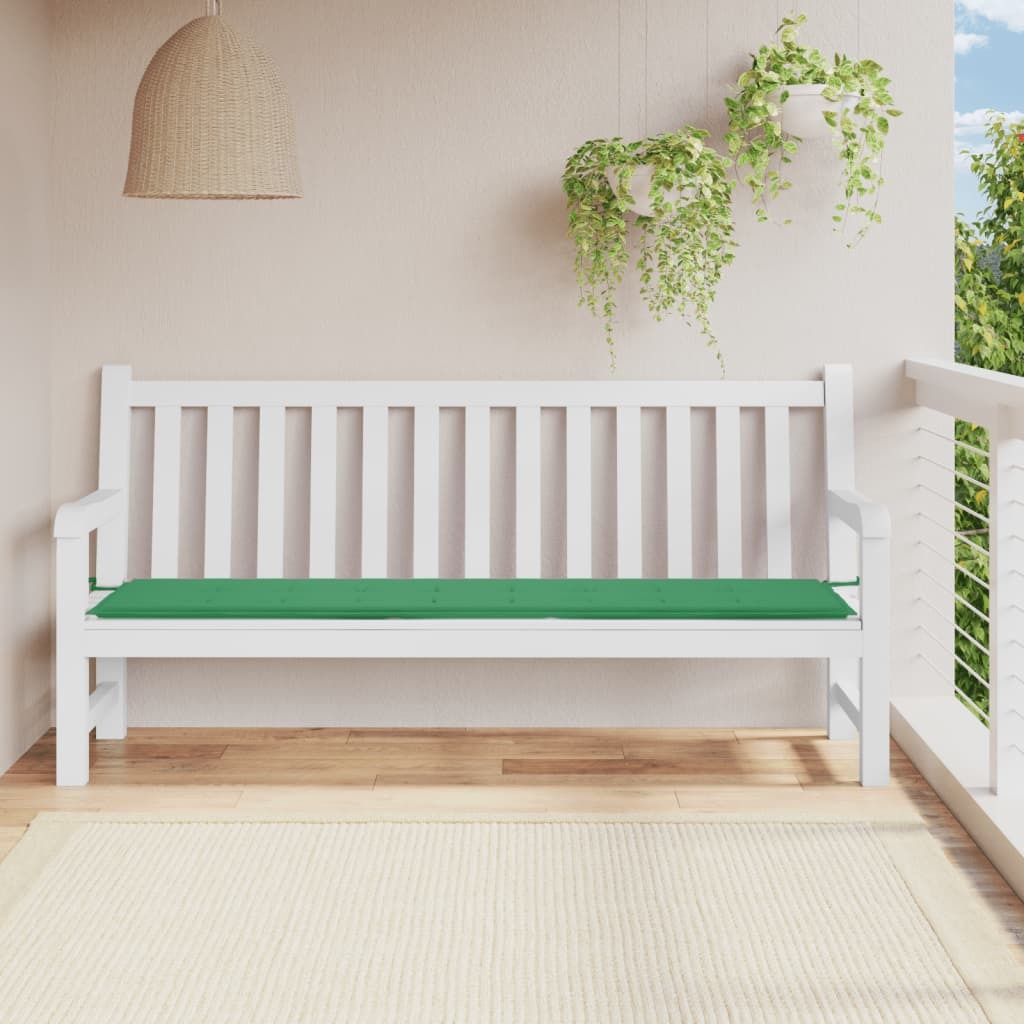 Garden Bench Cushion Green 78.7"x19.7"x1.2" Oxford Fabric