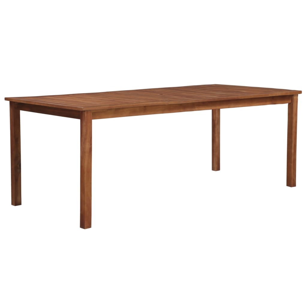 Patio Table 78.7"x39.4"x29.1" Solid Acacia Wood