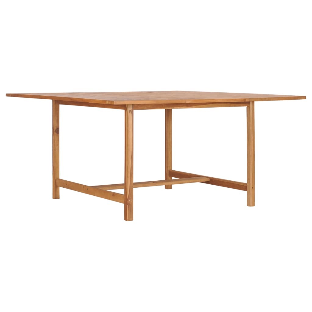 Patio Table 59.1"x59.1"x29.9" Solid Teak Wood