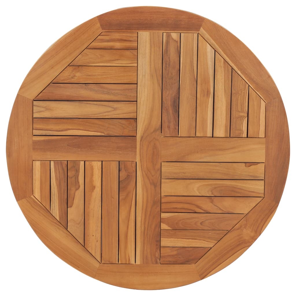 Table Top Solid Teak Wood Round 1" 31.5"