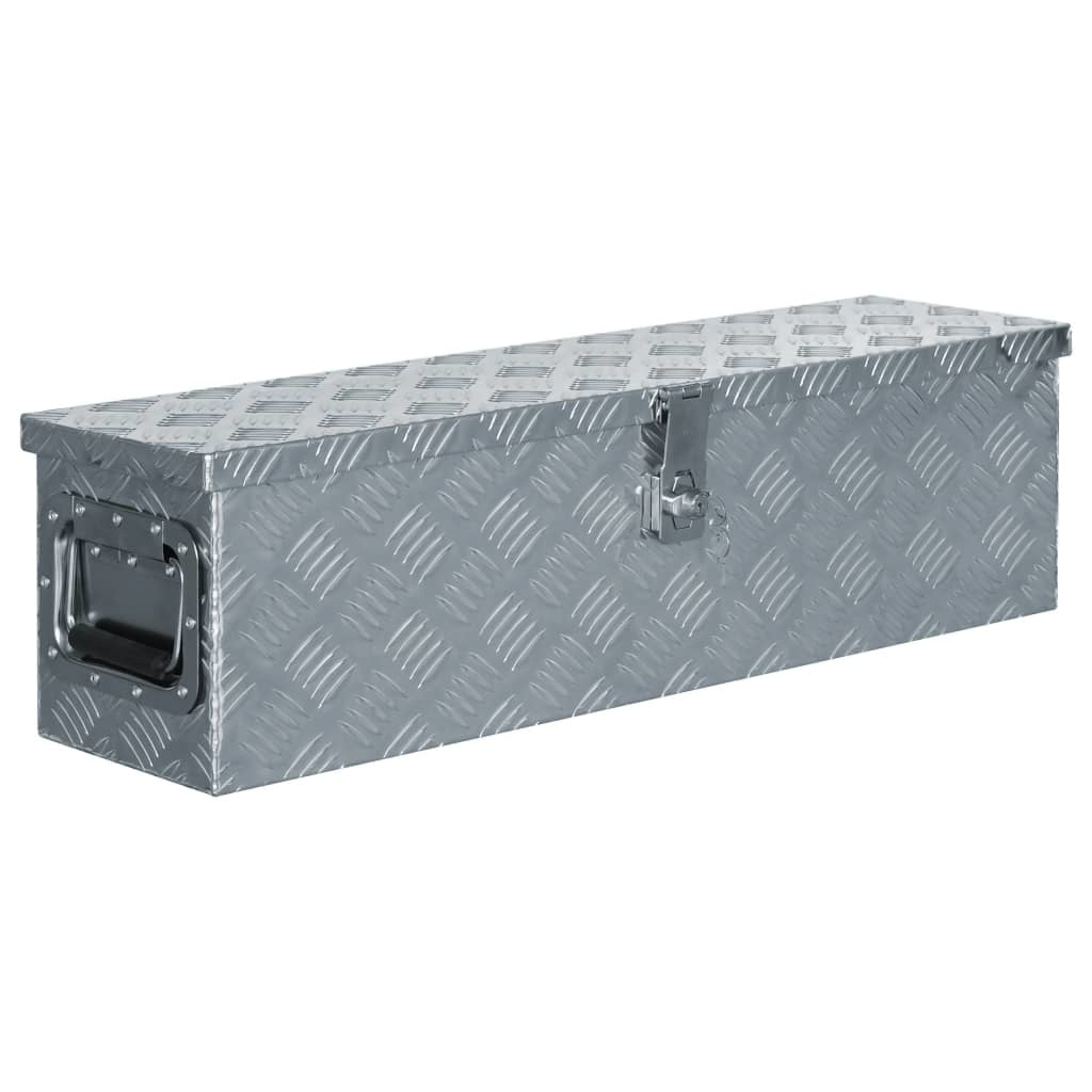 Aluminum Box 31.7"x8.7"x8.7" Silver