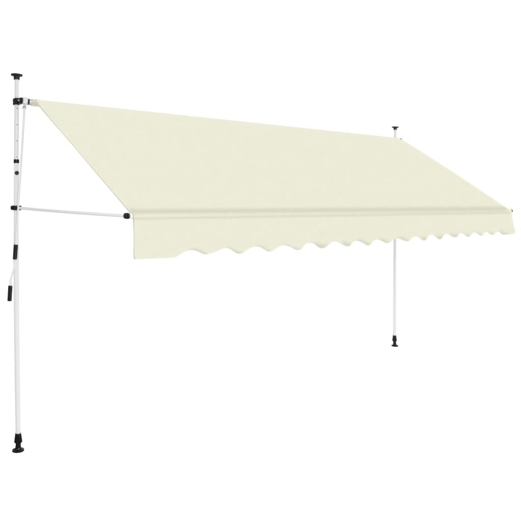Manual Retractable Awning 157.5" Cream