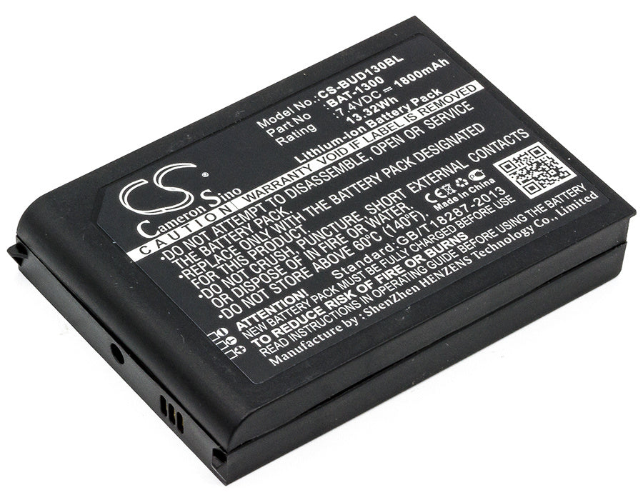 1800mAh Battery - CS-BUD130BL / Li-ion / Volts: 7.4