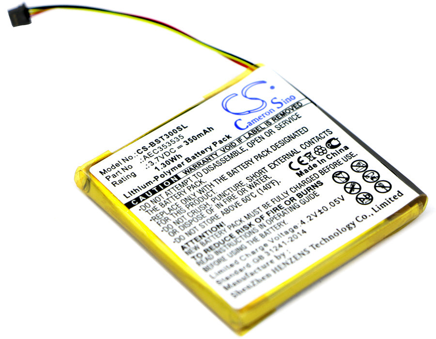 350mAh Battery - CS-BST300SL / Li-Polymer / Volts: 3.7