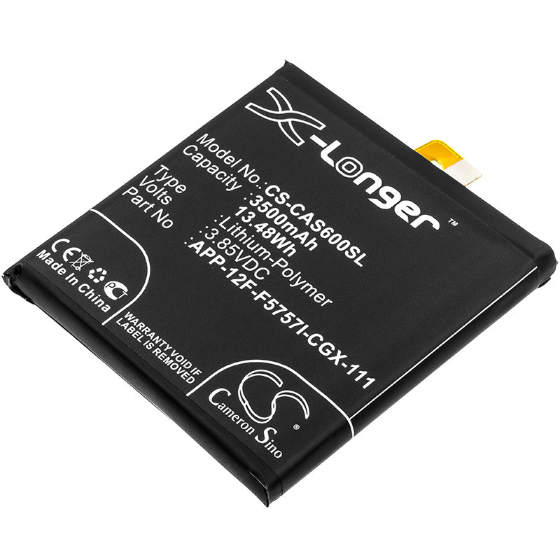 3500mAh Battery - CS-CAS600SL / Li-Polymer / Volts: 3.85