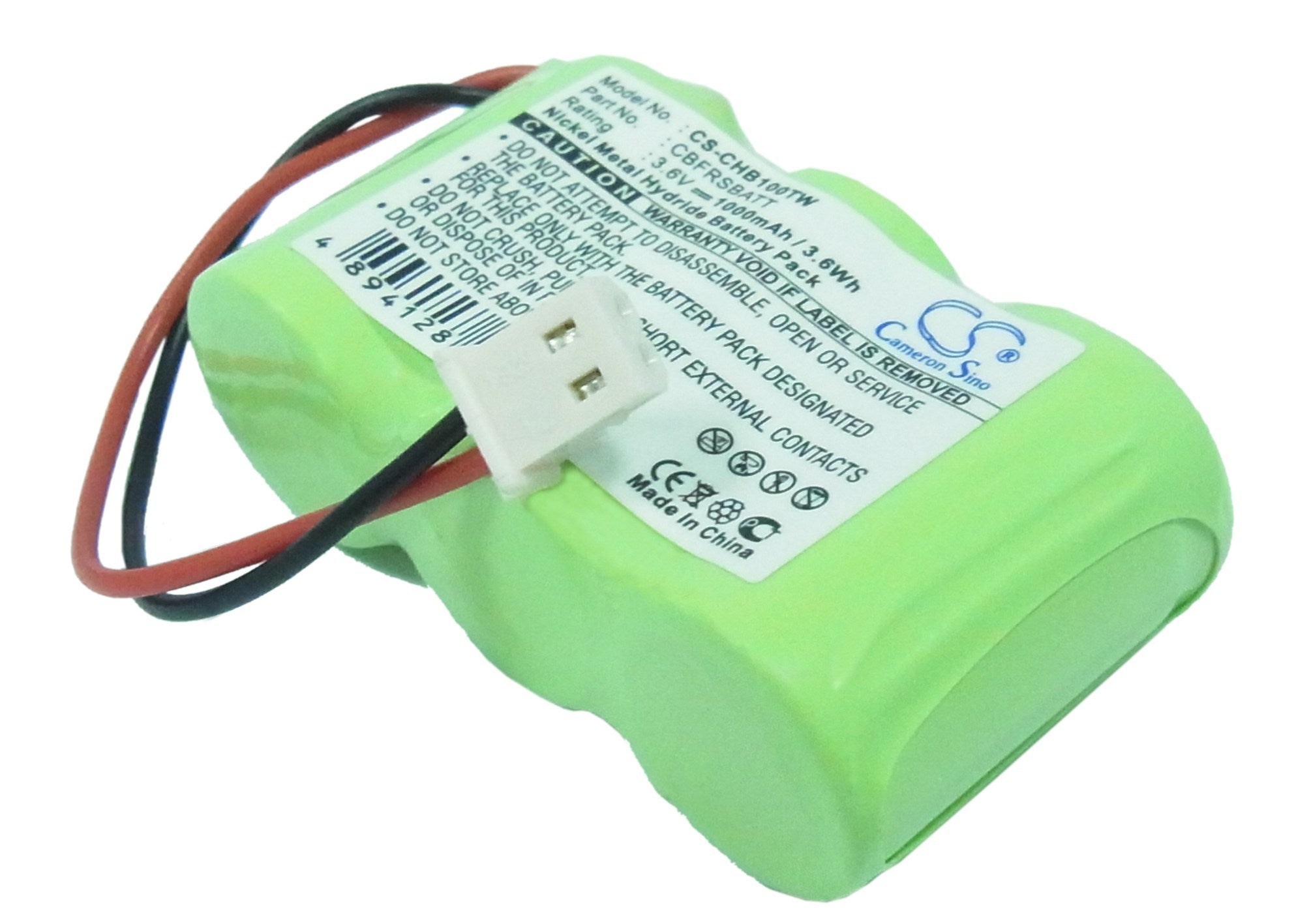 1000mAh Battery - CS-CHB100TW / Ni-MH / Volts: 3.6