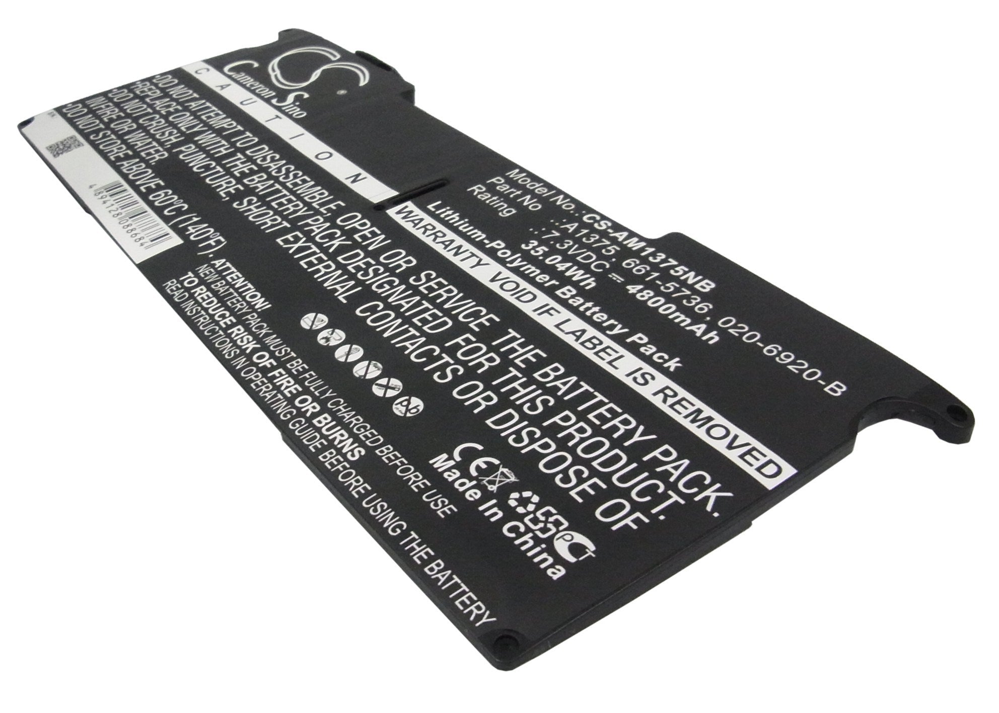 4800mAh Battery - CS-AM1375NB / Li-Polymer / Volts: 7.3