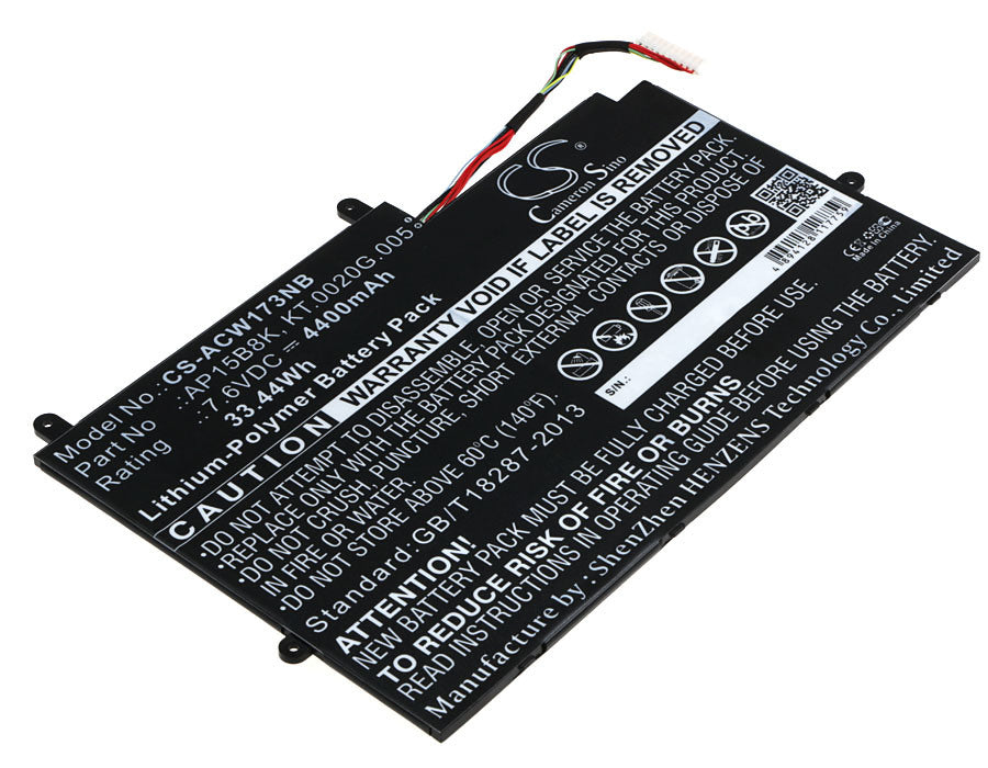 4400mAh Battery - CS-ACW173NB / Li-Polymer / Volts: 7.6V