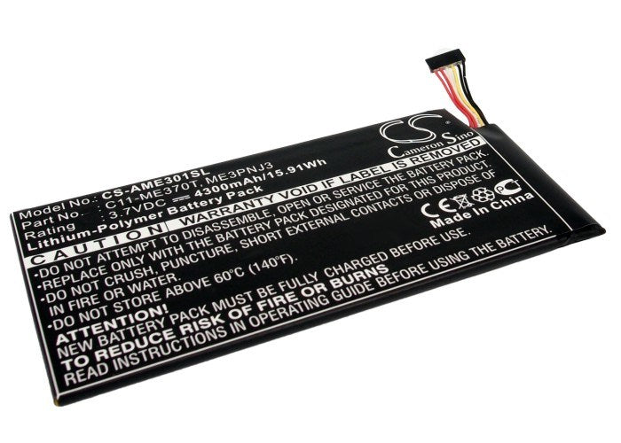 4300mAh Battery - CS-AME301SL / Li-Polymer / Volts: 3.7