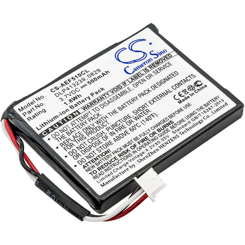 500mAh Battery - CS-AEF510CL / Li-ion / Volts: 3.7