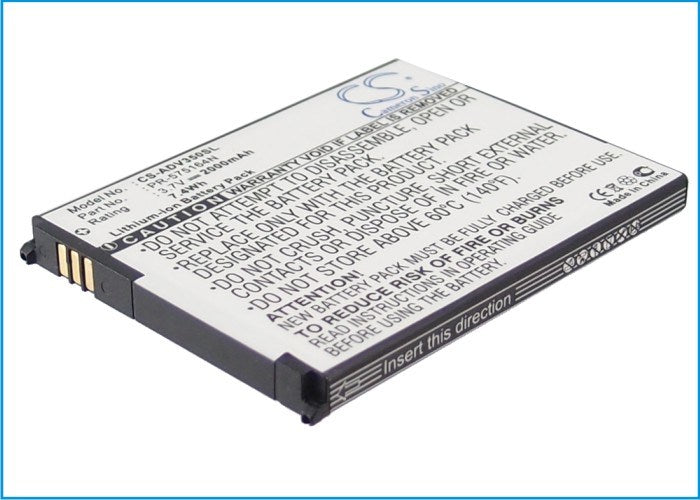 2000mAh Battery - CS-ADV350SL / Li-ion / Volts: 3.7