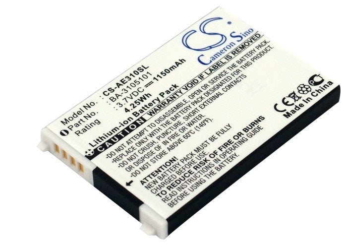 1150mAh Battery - CS-AE310SL / Li-ion / Volts: 3.7