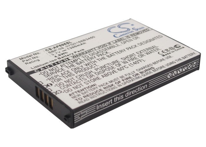 1300mAh Battery - CS-AP696SL / Li-ion / Volts: 3.7