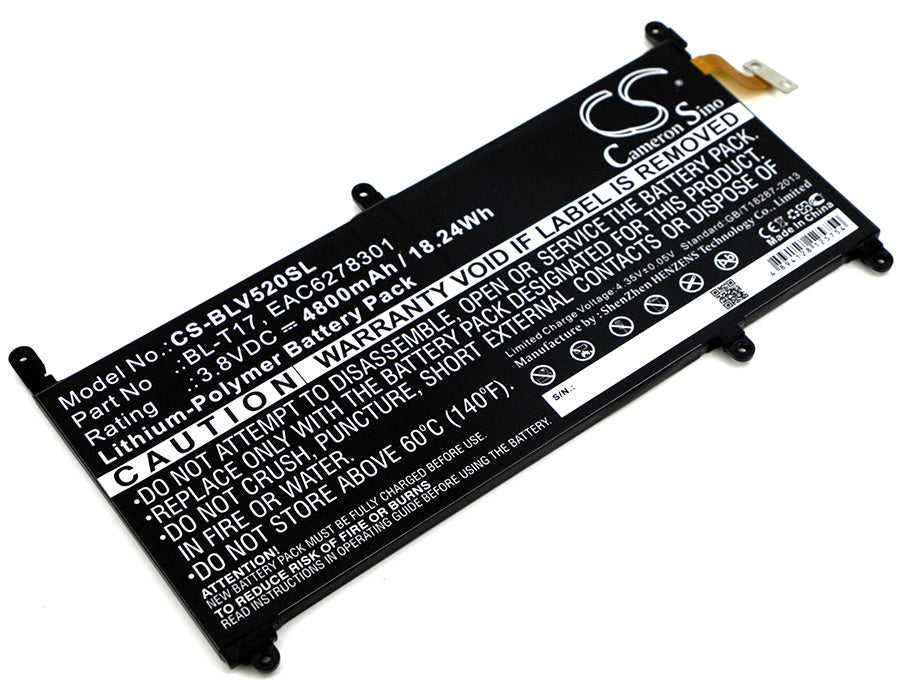 4800mAh Battery - CS-BLV520SL / Li-Polymer / Volts: 3.8