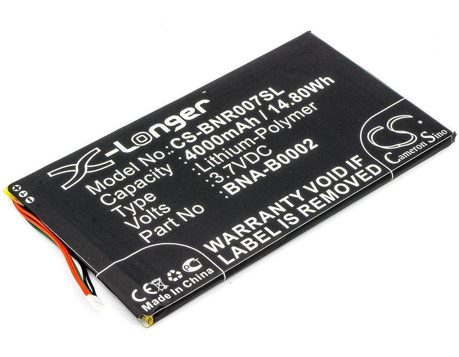 4000mAh Battery - CS-BNR007SL / Li-Polymer / Volts: 3.7