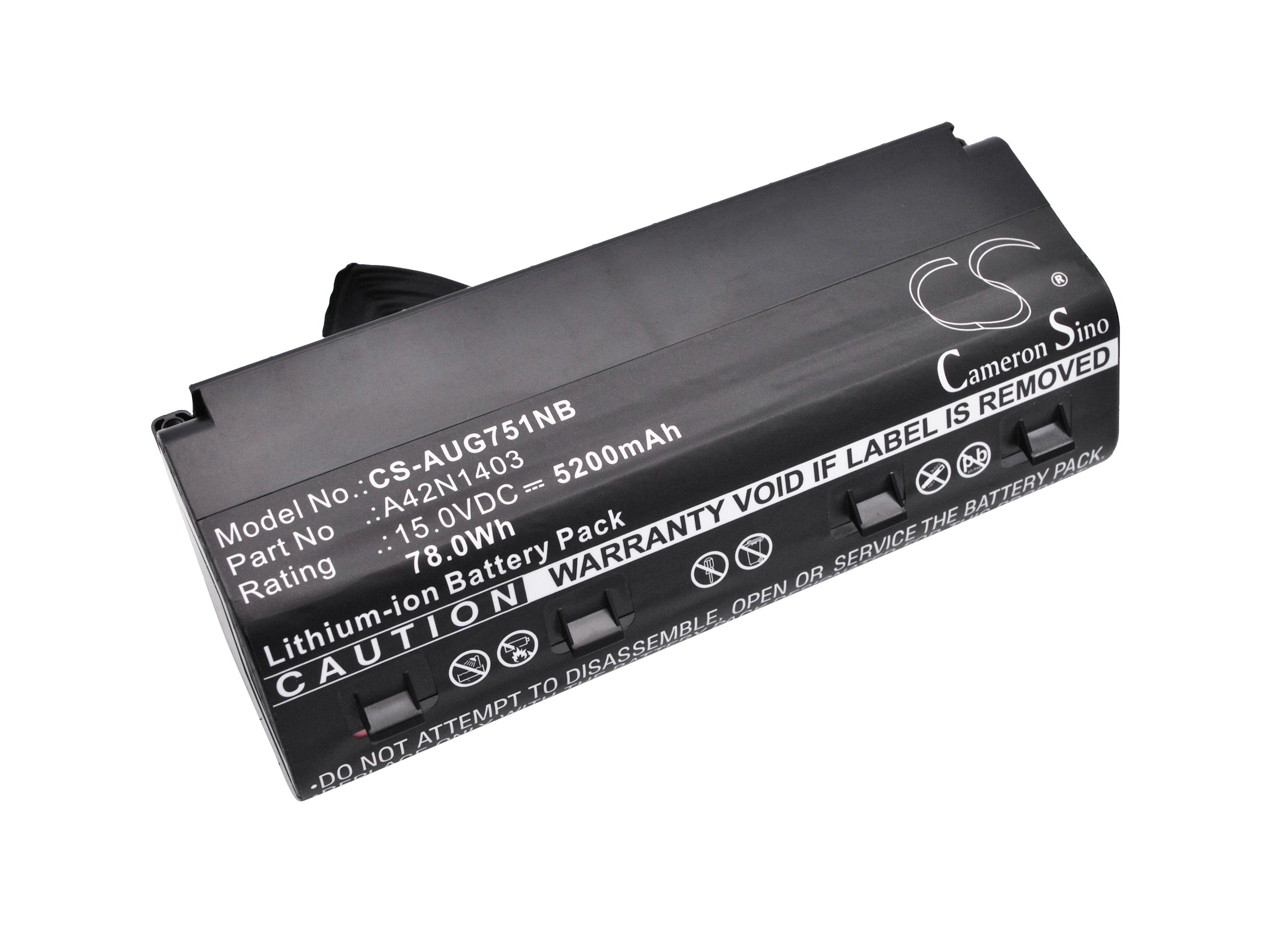 5200mAh Battery - CS-AUG751NB / Li-ion / Volts: 15