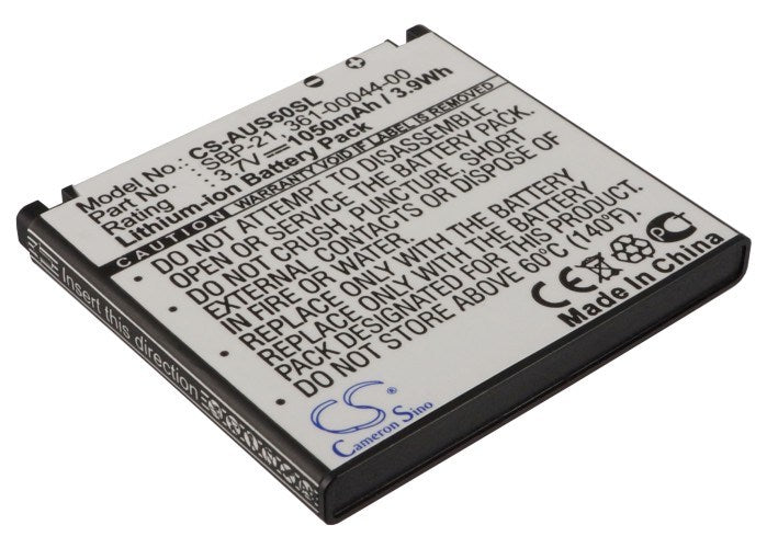 1050mAh Battery - CS-AUS50SL / Li-ion / Volts: 3.7