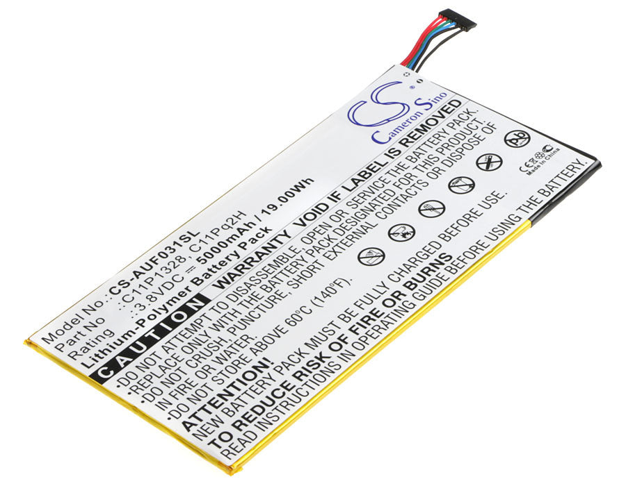 5000mAh Battery - CS-AUF031SL / Li-Polymer / Volts: 3.8