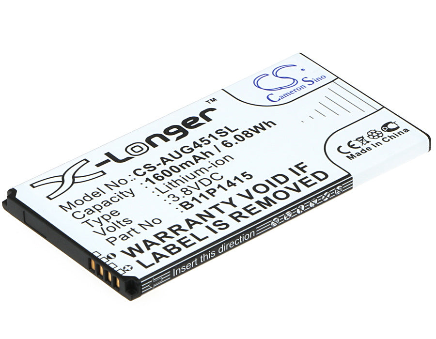 1600mAh Battery - CS-AUG451SL / Li-ion / Volts: 3.8