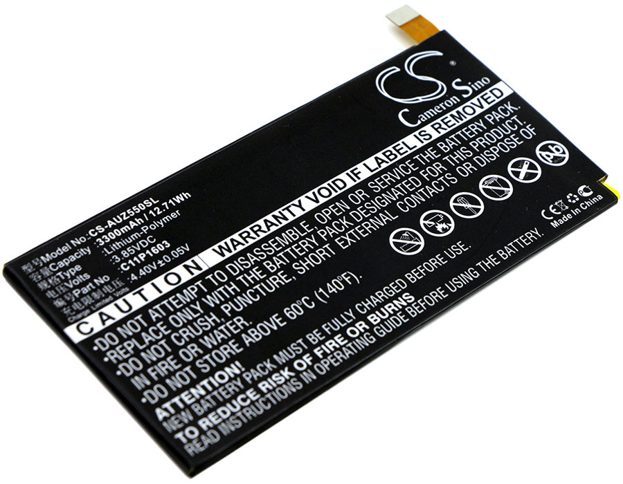 3300mAh Battery - CS-AUZ550SL / Li-Polymer / Volts: 3.85