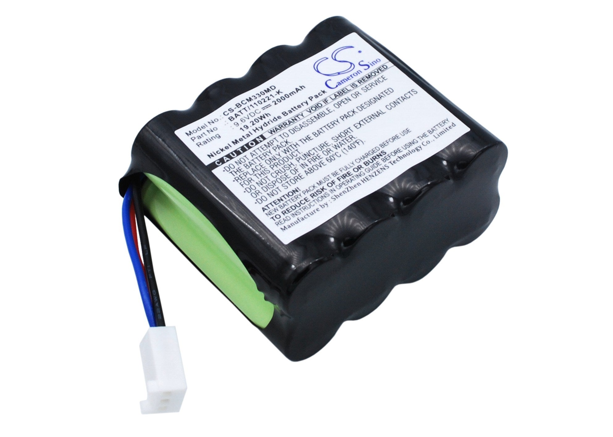 2000mAh Battery - CS-BCM330MD / Ni-MH / Volts: 9.6