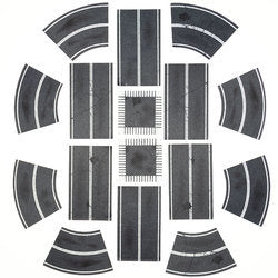 Paved Roads 2D Terrain Pack