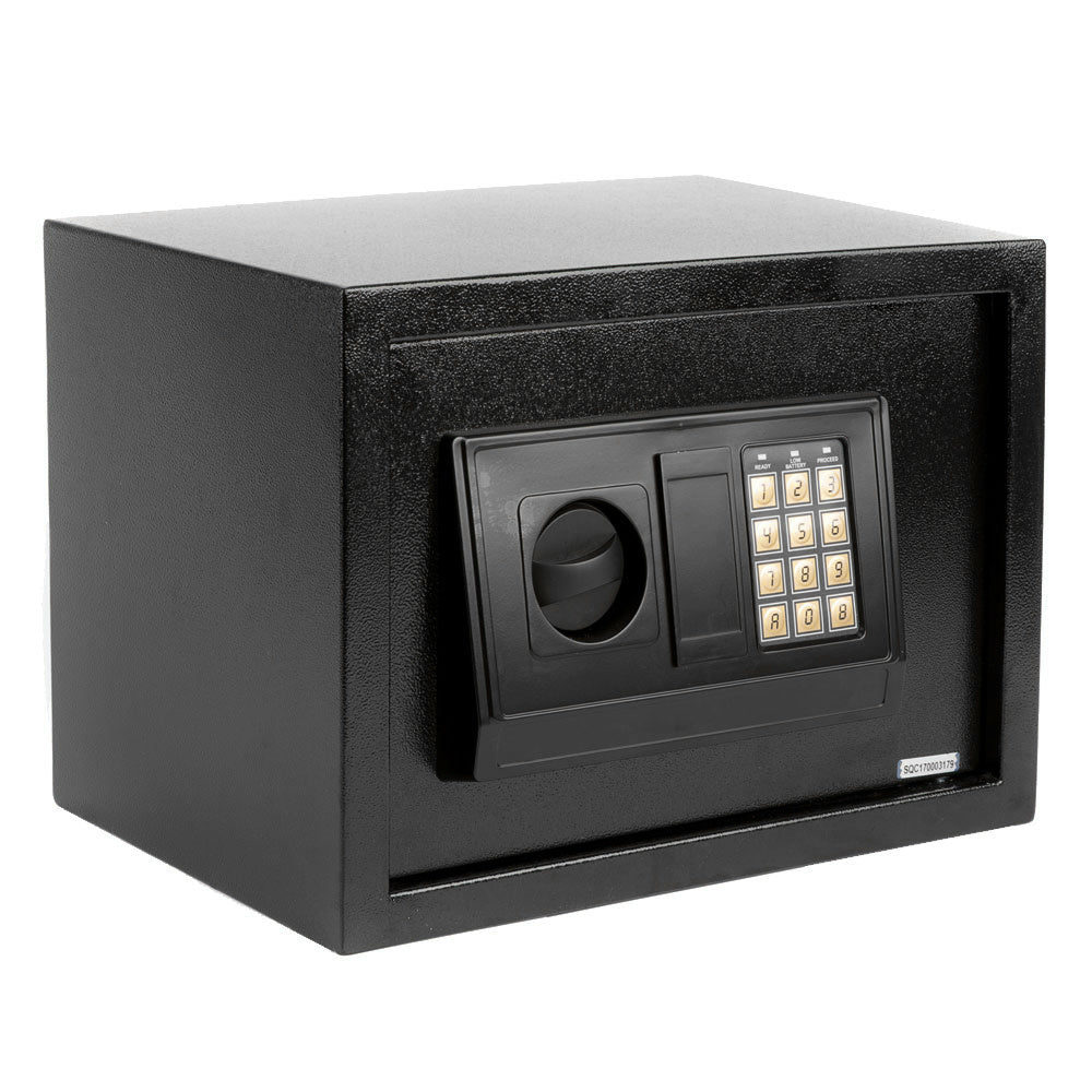 E25EA Small Size Electronic Digital Steel Safe Strongbox Black safes for Home safes Small Safe Money Safe Sentry Safe, Lock Boxes, Money Box, Safety Boxes for Home, Digital Safe Box RT