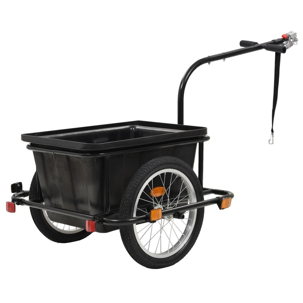 Bike Trailer Black 13.2 gal