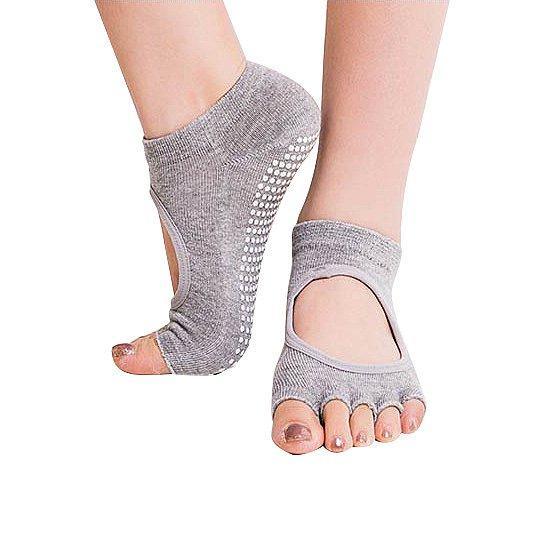 Peep Toe Yoga Socks 3 Pair Pack