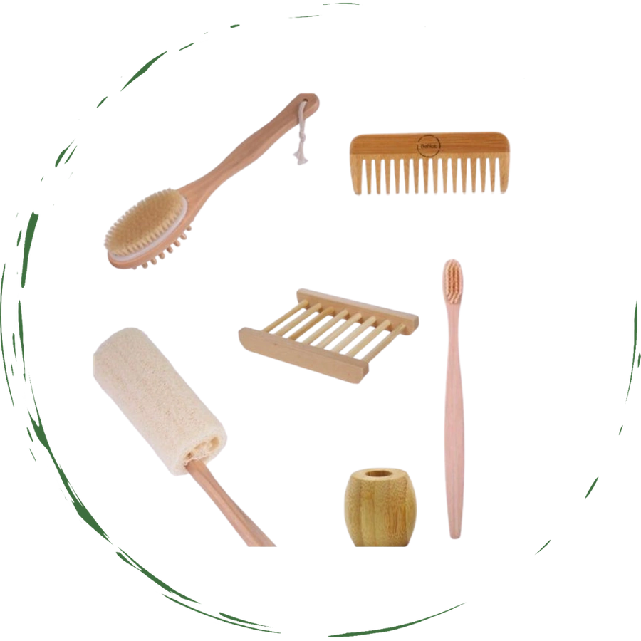 Zero-Waste Bathroom Essential Accessories Bundle