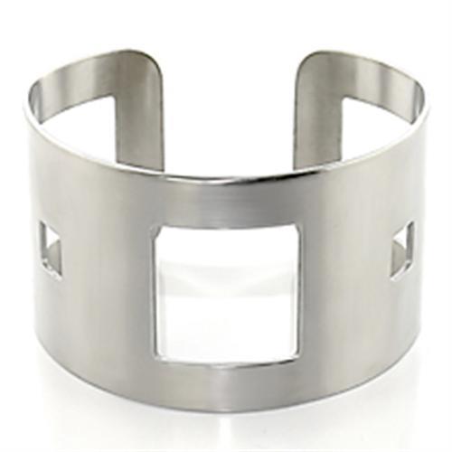 LO625 - Stainless Steel Bangle with No Stone