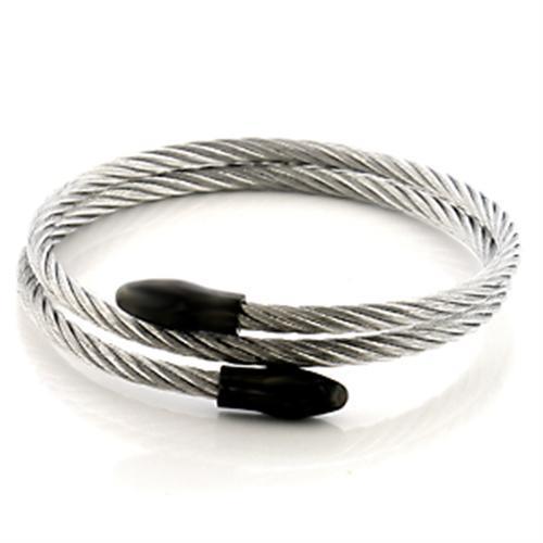 LO328 - Stainless Steel Bangle with No Stone